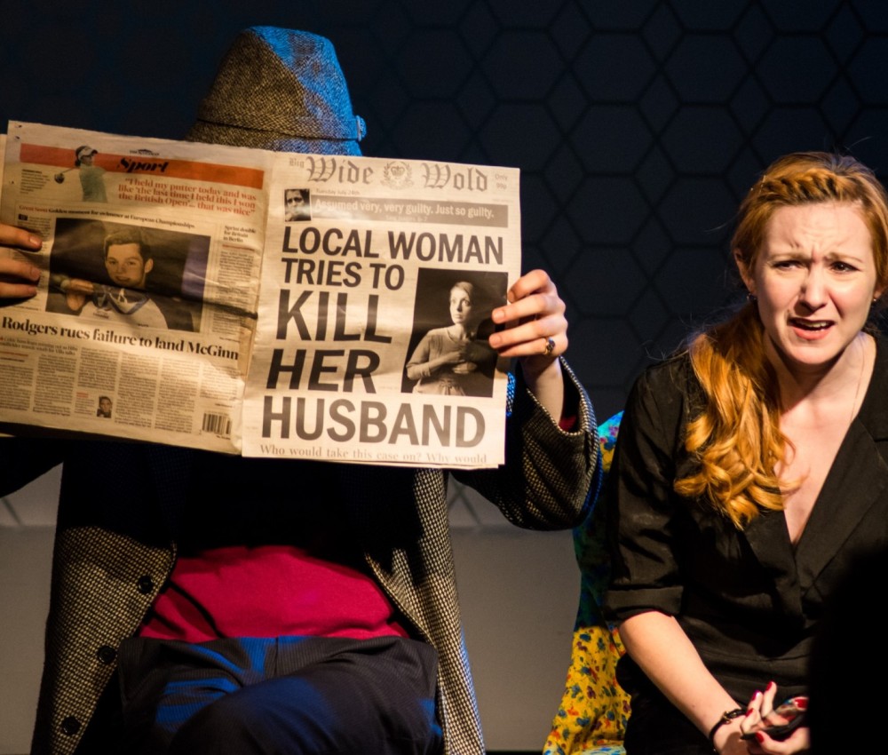 Performance of Treehouse's 'Courtroom Play: A Courtroom Play' at Pleasance Dome as part of Edinburgh Fringe on 17 August 2018 © Chantal Guevara