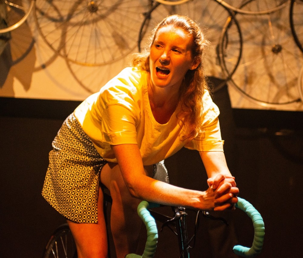 Performance of award-winning Look, No Hands by Lila Clements in its Edinburgh Festival Fringe debut at Summerhall on 3 August 2022 © Chantal Guevara