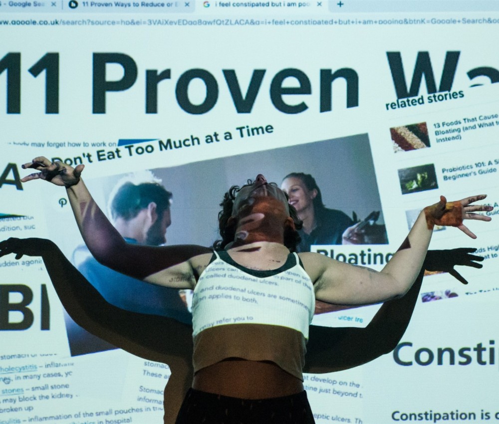 Performance of 'Madame Ovary' by Rosa Hesmondhalgh at Pleasance Dome as part of Edinburgh Fringe on 29 July 2019 © Chantal Guevara