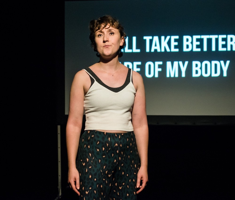 Performance of 'Madame Ovary' by Rosa Hesmondhalgh at Pleasance Dome as part of Edinburgh Fringe on 29 July 2019 © Chantal Guevara