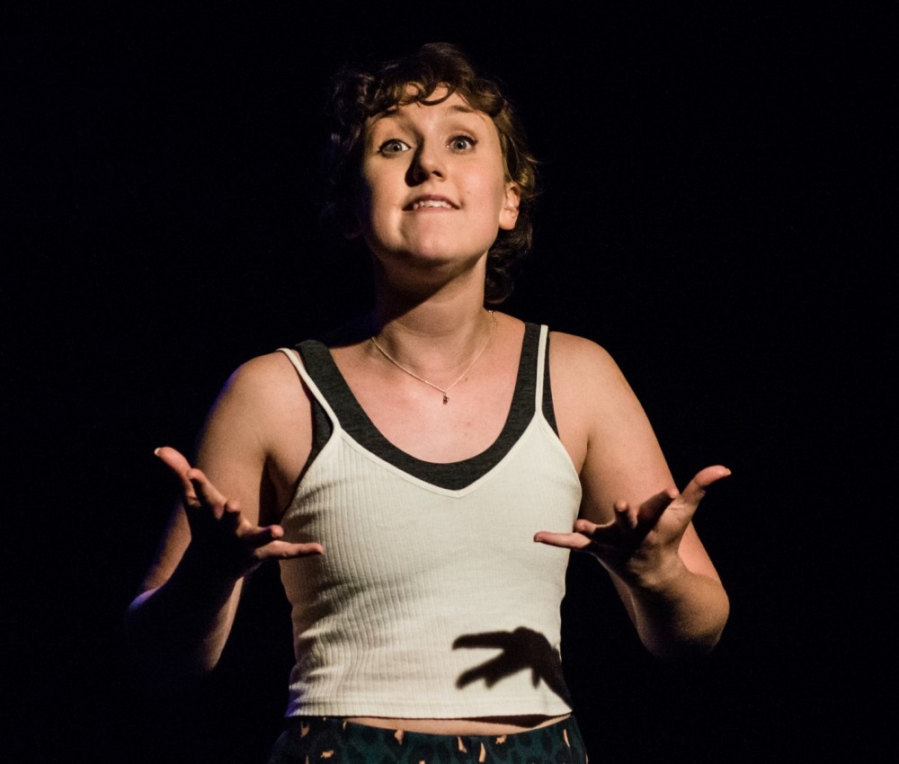 Performance of 'Madame Ovary' by Rosa Hesmondhalgh at Pleasance Dome as part of Edinburgh Fringe on 29 July 2019 © Chantal Guevara