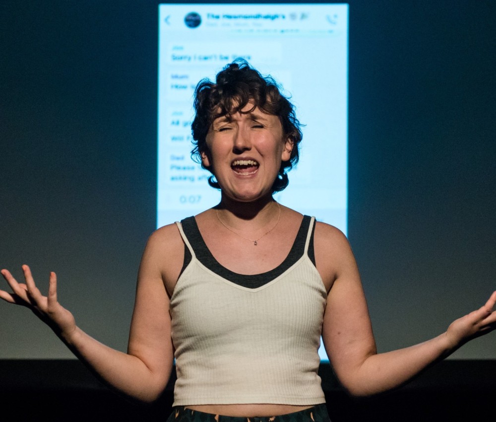 Performance of 'Madame Ovary' by Rosa Hesmondhalgh at Pleasance Dome as part of Edinburgh Fringe on 29 July 2019 © Chantal Guevara