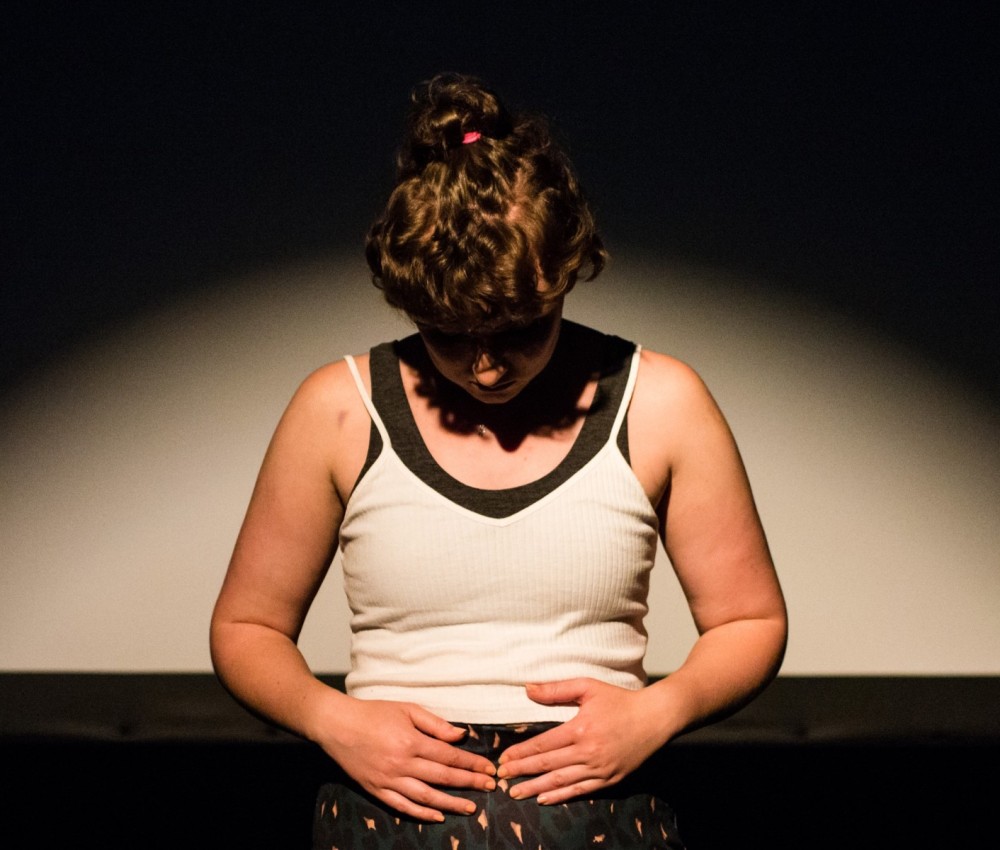 Performance of 'Madame Ovary' by Rosa Hesmondhalgh at Pleasance Dome as part of Edinburgh Fringe on 29 July 2019 © Chantal Guevara