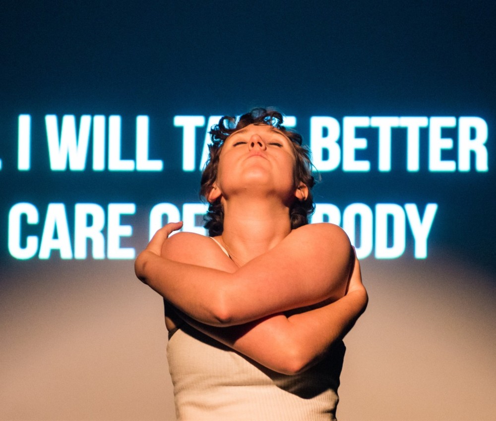 Performance of 'Madame Ovary' by Rosa Hesmondhalgh at Pleasance Dome as part of Edinburgh Fringe on 29 July 2019 © Chantal Guevara