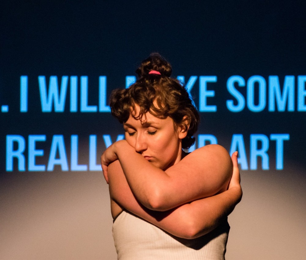 Performance of 'Madame Ovary' by Rosa Hesmondhalgh at Pleasance Dome as part of Edinburgh Fringe on 29 July 2019 © Chantal Guevara
