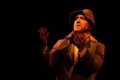 Andy D performing in Tall History Tales's 'Everest Mallory 24 (With Stanley)' at the Edinburgh Fringe