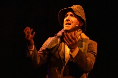Andy D performing in Tall History Tales's 'Everest Mallory 24 (With Stanley)' at the Edinburgh Fringe