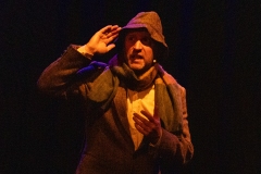 Andy D performing in Tall History Tales's 'Everest Mallory 24 (With Stanley)' at the Edinburgh Fringe