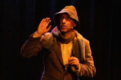 Andy D performing in Tall History Tales's 'Everest Mallory 24 (With Stanley)' at the Edinburgh Fringe