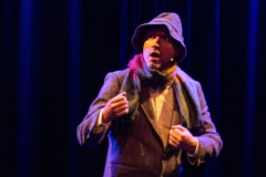 Andy D performing in Tall History Tales's 'Everest Mallory 24 (With Stanley)' at the Edinburgh Fringe