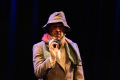 Andy D performing in Tall History Tales's 'Everest Mallory 24 (With Stanley)' at the Edinburgh Fringe