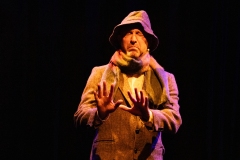 Andy D performing in Tall History Tales's 'Everest Mallory 24 (With Stanley)' at the Edinburgh Fringe