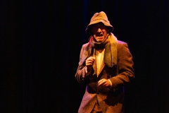 Andy D performing in Tall History Tales's 'Everest Mallory 24 (With Stanley)' at the Edinburgh Fringe