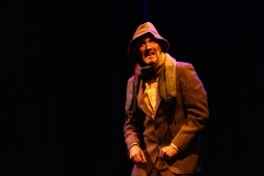 Andy D performing in Tall History Tales's 'Everest Mallory 24 (With Stanley)' at the Edinburgh Fringe